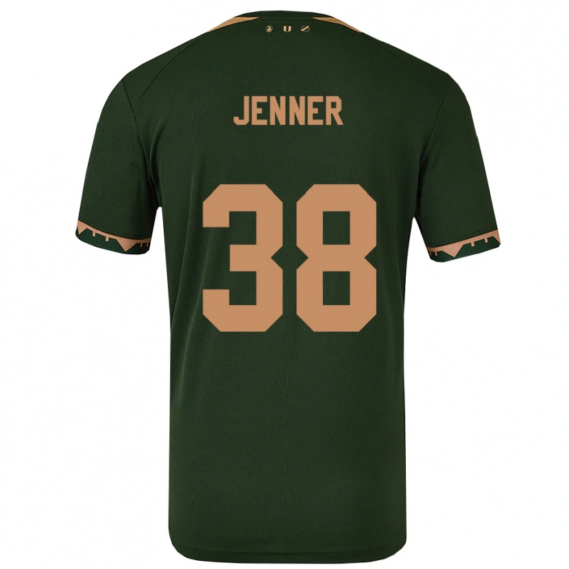 Danxen Niño Camiseta Ivar Jenner #38 Verde Oro 2ª Equipación 2025/26 La Camisa México
