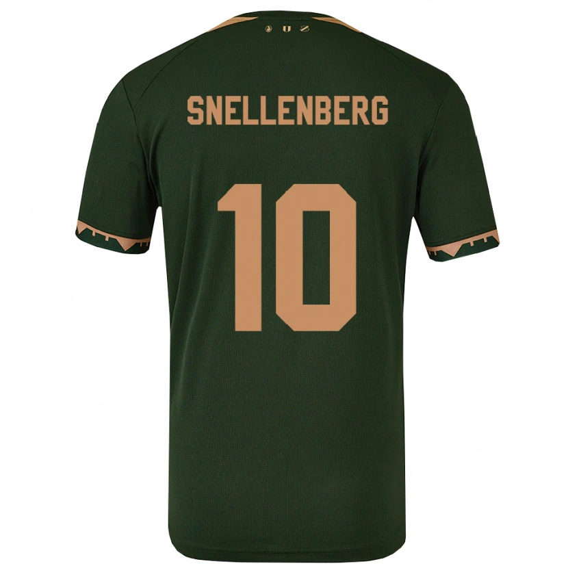 Danxen Niño Camiseta Maxime Snellenberg #10 Verde Oro 2ª Equipación 2025/26 La Camisa México