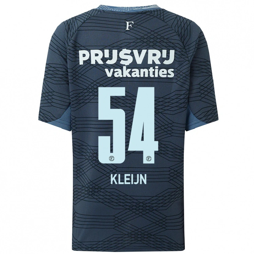 Danxen Niño Camiseta Mike Kleijn #54 Negro Gris 2ª Equipación 2025/26 La Camisa México