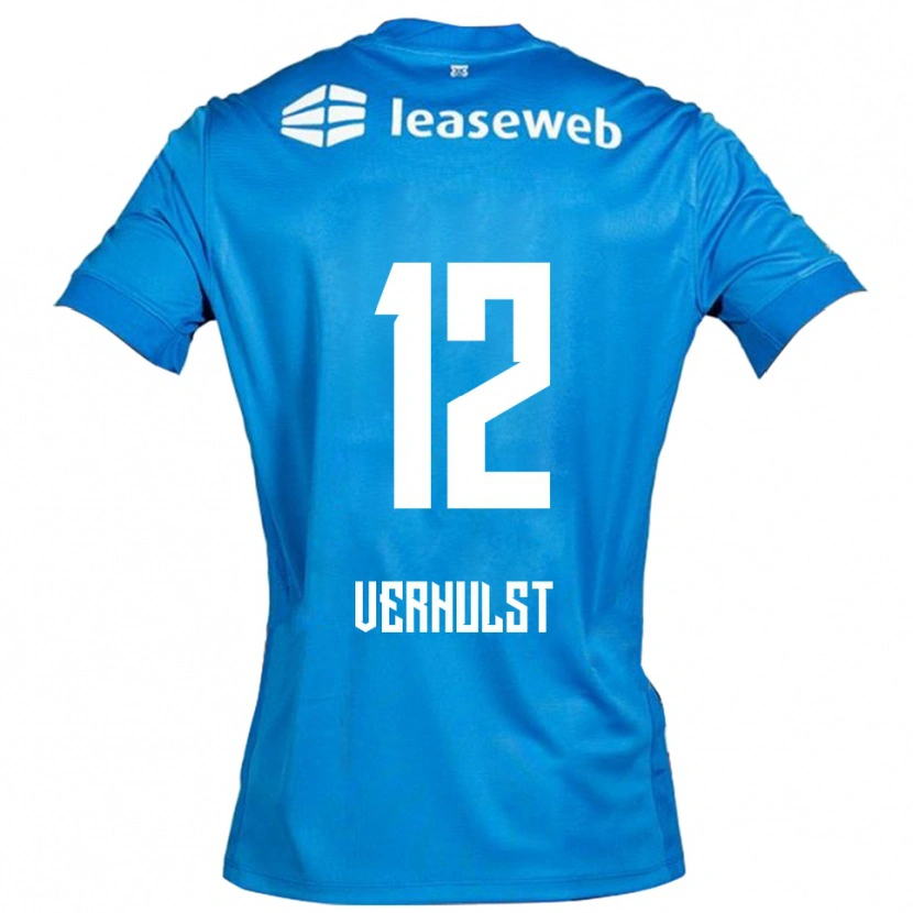 Danxen Niño Camiseta Hobie Verhulst #12 Azul Blanco 2ª Equipación 2025/26 La Camisa México