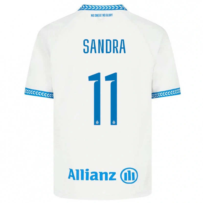 Danxen Niño Camiseta Cisse Sandra #11 Azul Blanco 2ª Equipación 2025/26 La Camisa México