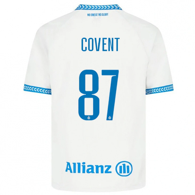 Danxen Niño Camiseta Jorijn Covent #87 Azul Blanco 2ª Equipación 2025/26 La Camisa México