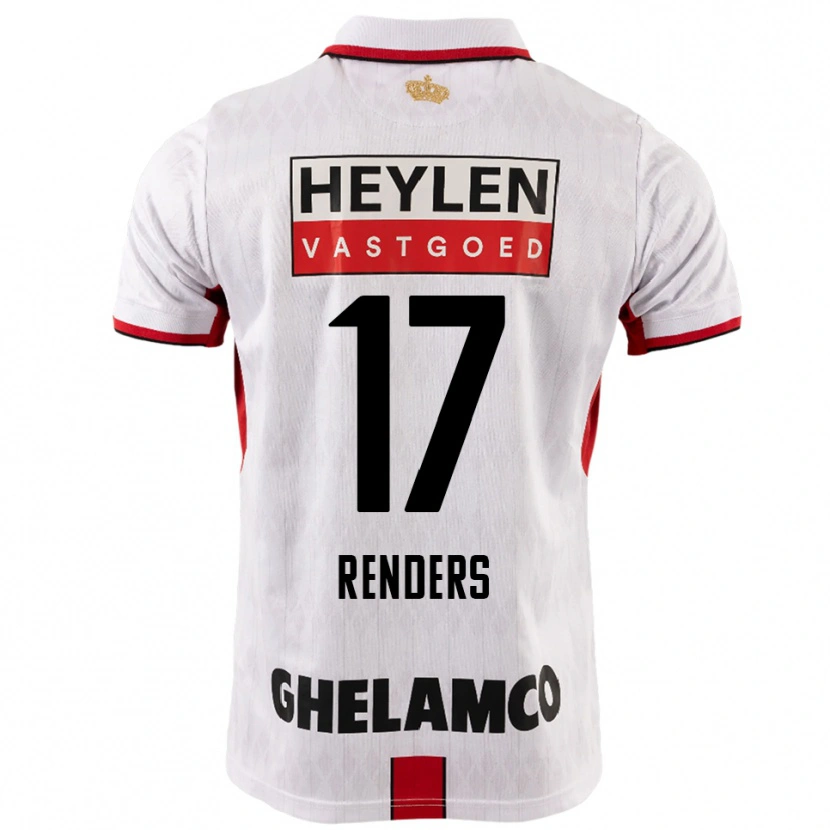 Danxen Niño Camiseta Semm Renders #17 Blanco Rojo 2ª Equipación 2025/26 La Camisa México