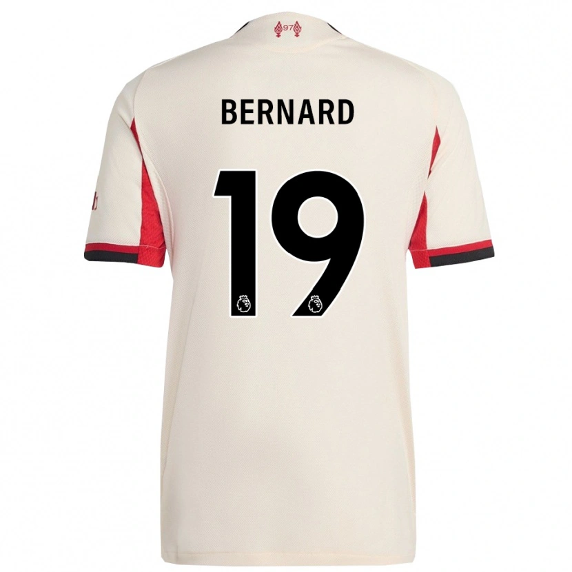 Danxen Niño Camiseta Dj Bernard #19 Blanco Negro 2ª Equipación 2025/26 La Camisa México