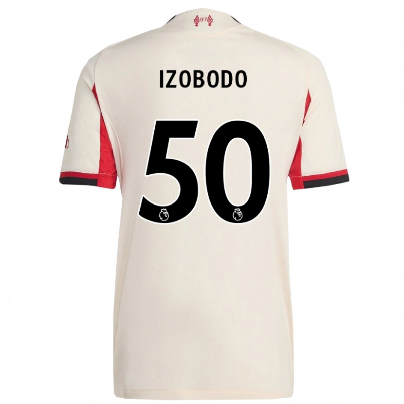 Danxen Niño Camiseta Elijah Izobodo John #50 Blanco Negro 2ª Equipación 2025/26 La Camisa México