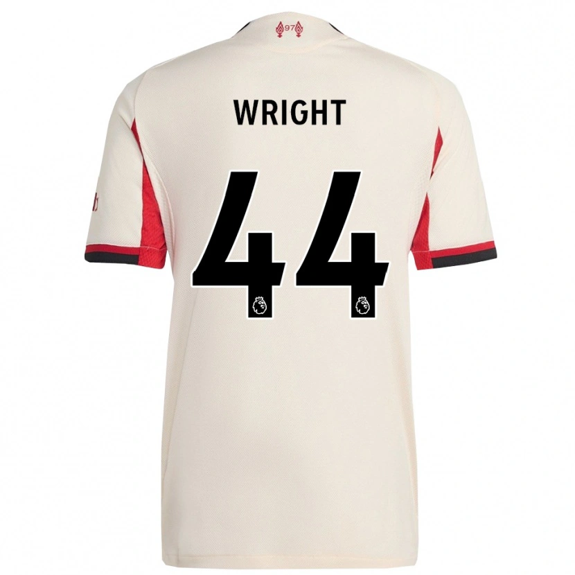 Danxen Niño Camiseta Will Wright #44 Blanco Negro 2ª Equipación 2025/26 La Camisa México