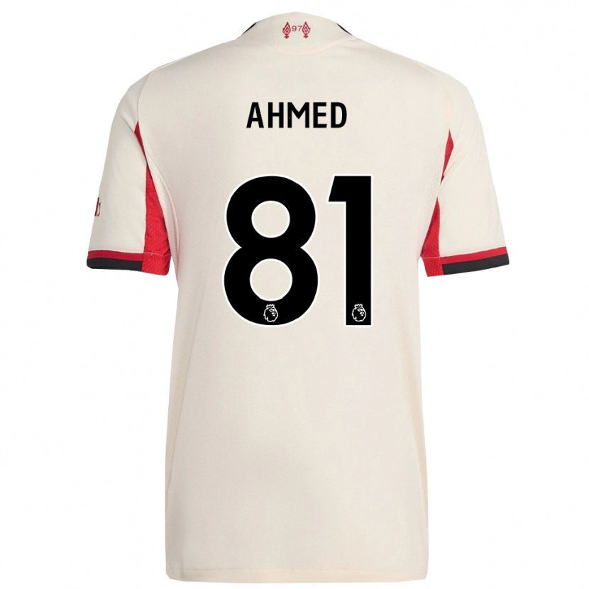 Danxen Niño Camiseta Kareem Ahmed #81 Blanco Negro 2ª Equipación 2025/26 La Camisa México