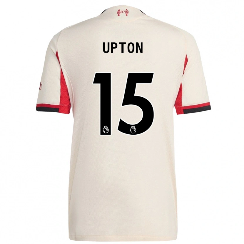 Danxen Niño Camiseta Joe Upton #15 Blanco Negro 2ª Equipación 2025/26 La Camisa México