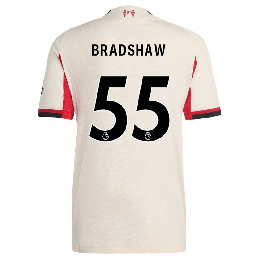 Danxen Niño Camiseta Joe Bradshaw #55 Blanco Negro 2ª Equipación 2025/26 La Camisa México