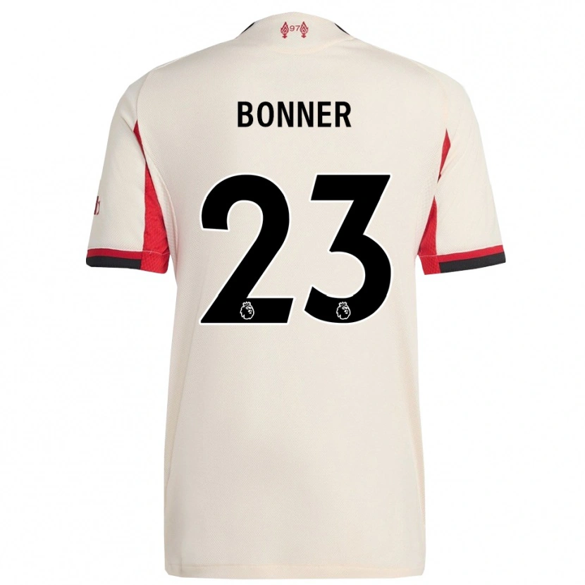 Danxen Niño Camiseta Gemma Bonner #23 Blanco Negro 2ª Equipación 2025/26 La Camisa México