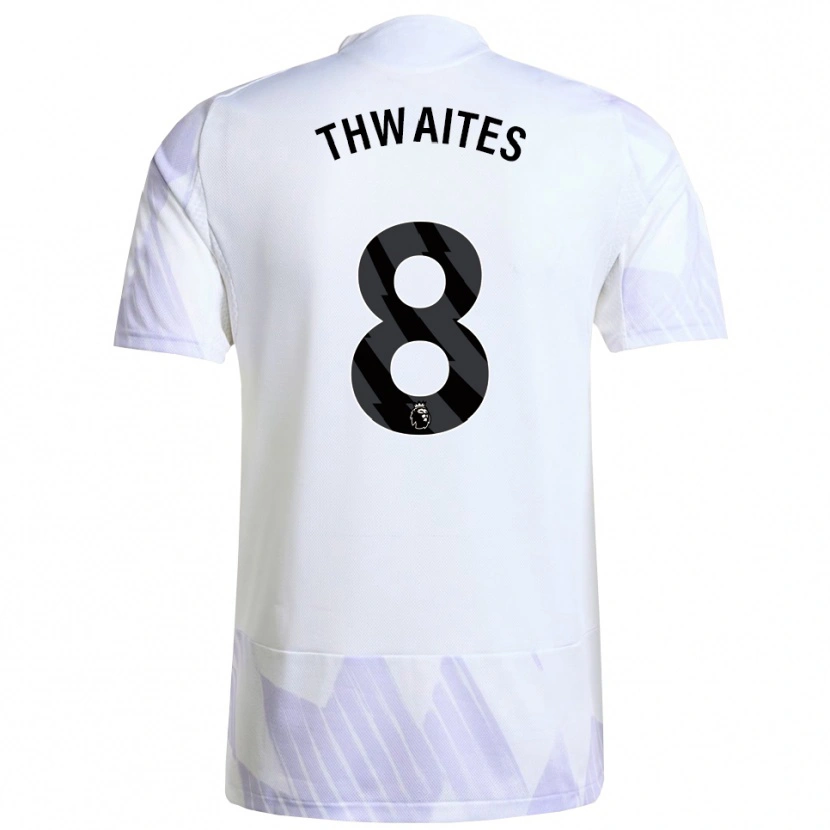 Danxen Niño Camiseta Jim Thwaites #8 Blanco Púrpura Púrpura 2ª Equipación 2025/26 La Camisa México