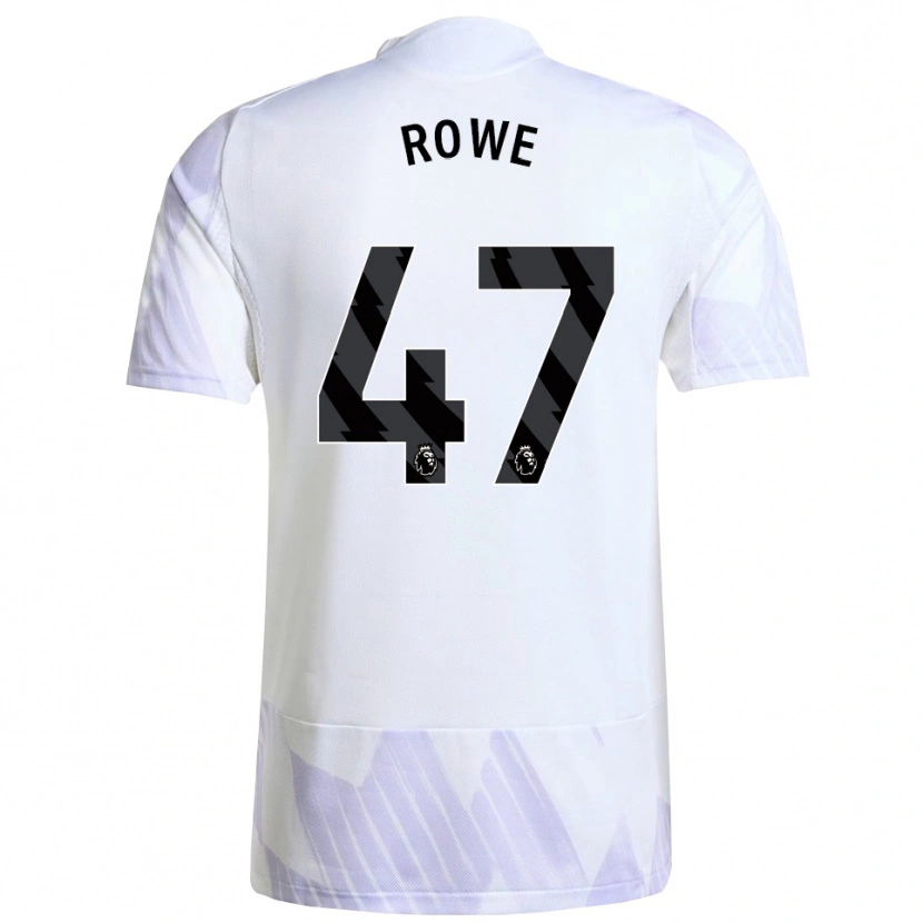 Danxen Niño Camiseta Tommy Rowe #47 Blanco Púrpura Púrpura 2ª Equipación 2025/26 La Camisa México