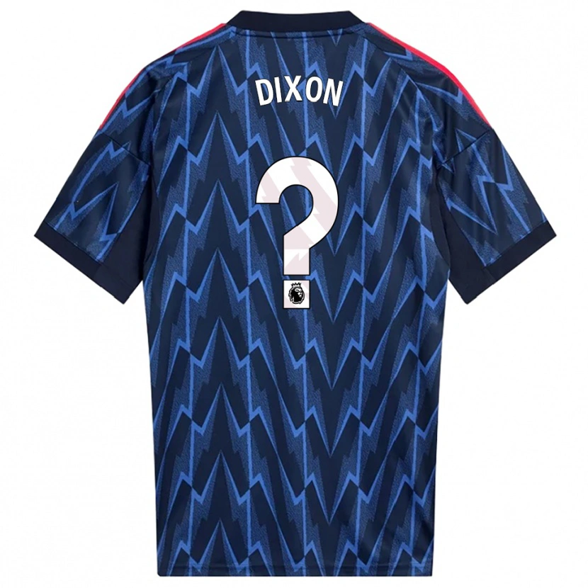 Danxen Niño Camiseta Danny Dixon #0 Marino Rojo 2ª Equipación 2025/26 La Camisa México
