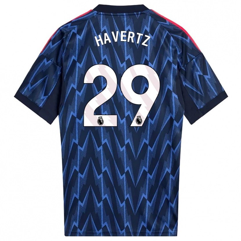 Danxen Niño Camiseta Kai Havertz #29 Marino Rojo 2ª Equipación 2025/26 La Camisa México