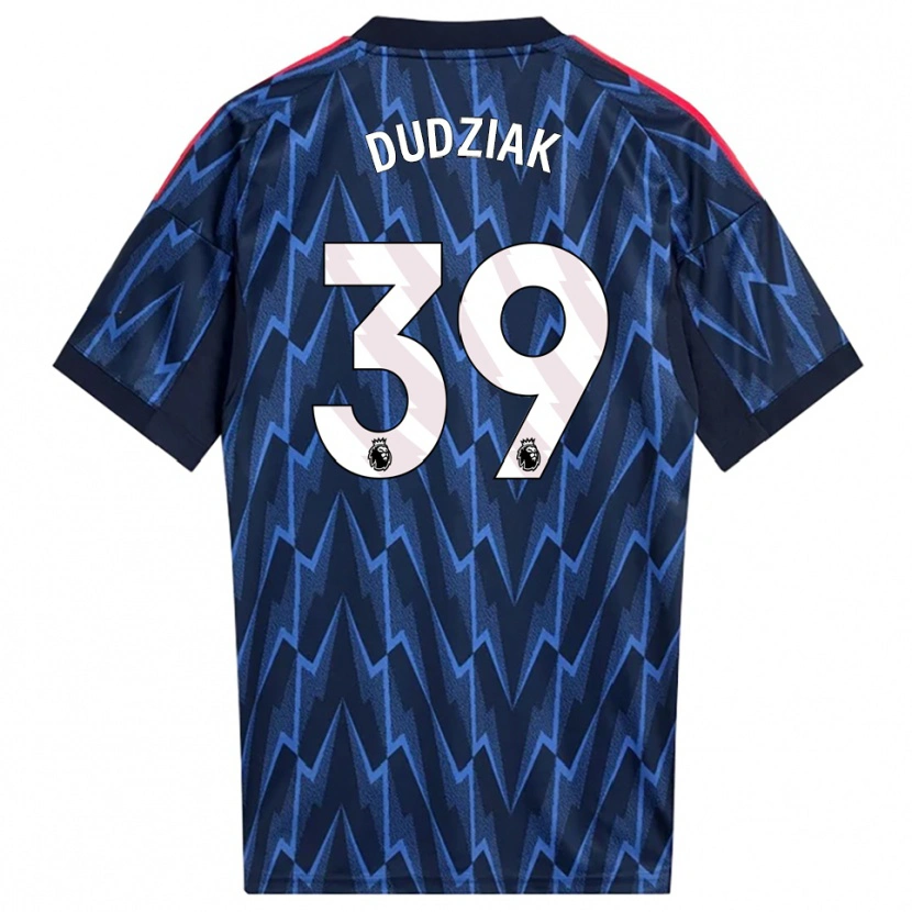 Danxen Niño Camiseta Harrison Dudziak #39 Marino Rojo 2ª Equipación 2025/26 La Camisa México