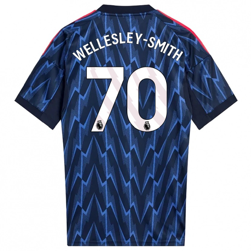 Danxen Niño Camiseta Cecily Wellesley-Smith #70 Marino Rojo 2ª Equipación 2025/26 La Camisa México