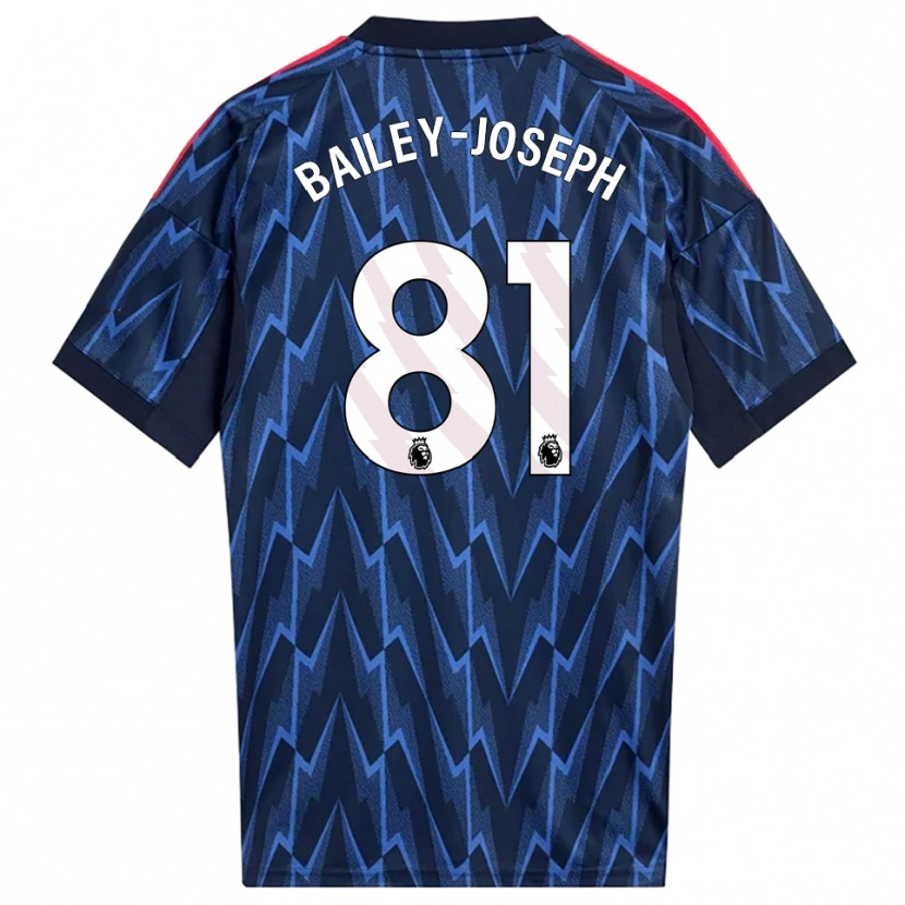 Danxen Niño Camiseta Brando Bailey-Joseph #81 Marino Rojo 2ª Equipación 2025/26 La Camisa México