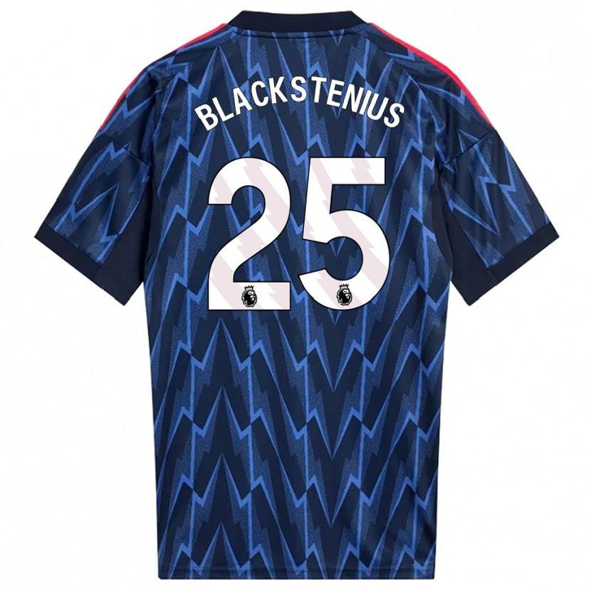 Danxen Niño Camiseta Stina Blackstenius #25 Marino Rojo 2ª Equipación 2025/26 La Camisa México