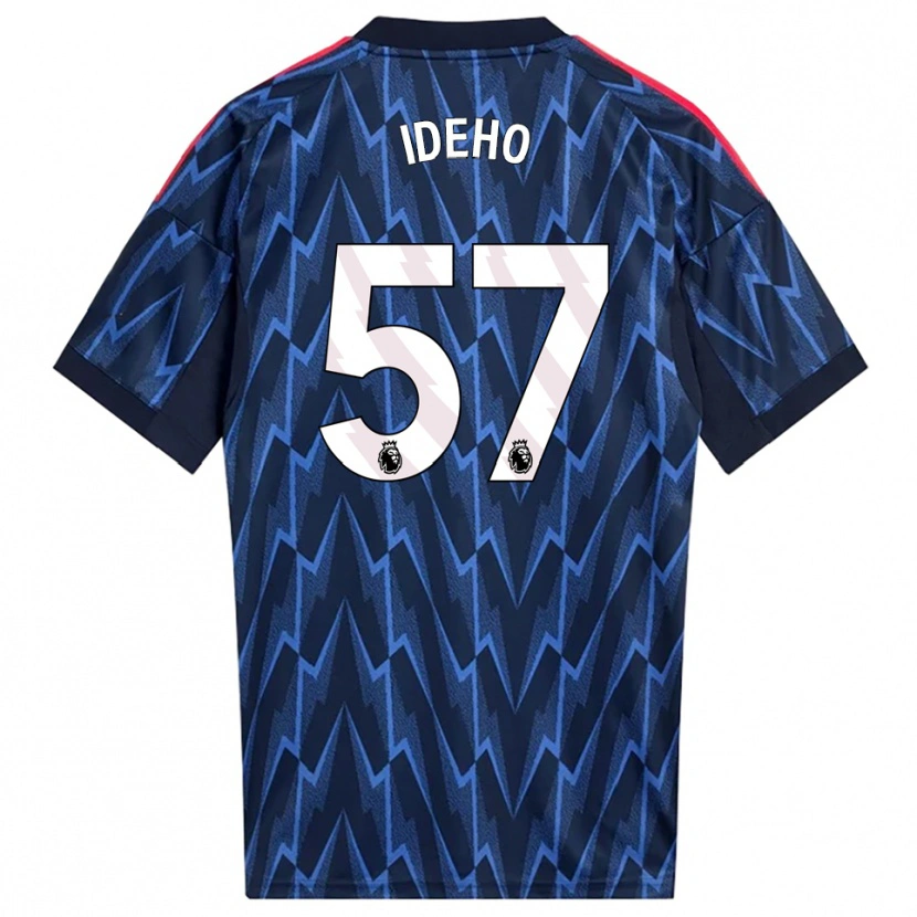 Danxen Niño Camiseta Joel Ideho #57 Marino Rojo 2ª Equipación 2025/26 La Camisa México