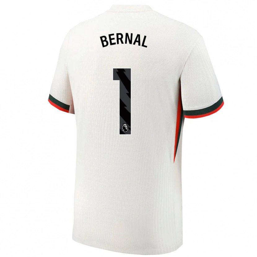 Danxen Niño Camiseta Freddy Bernal #1 Blanco Verde 2ª Equipación 2025/26 La Camisa México