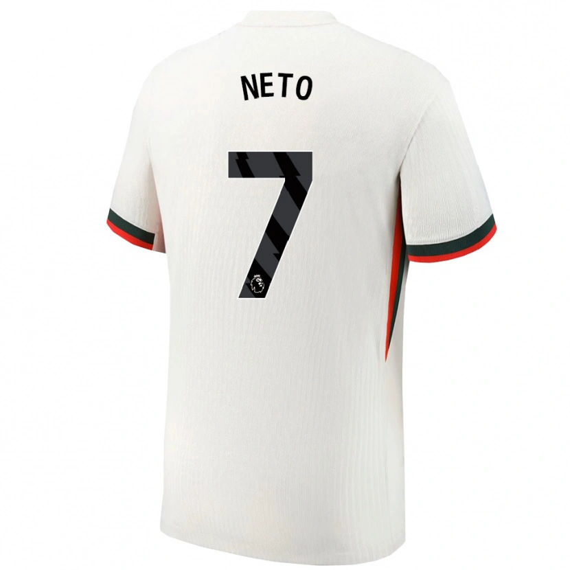 Danxen Niño Camiseta Pedro Neto #7 Blanco Verde 2ª Equipación 2025/26 La Camisa México