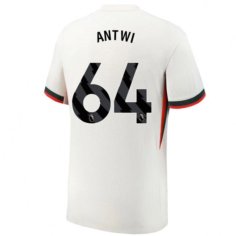 Danxen Niño Camiseta Genesis Antwi #64 Blanco Verde 2ª Equipación 2025/26 La Camisa México