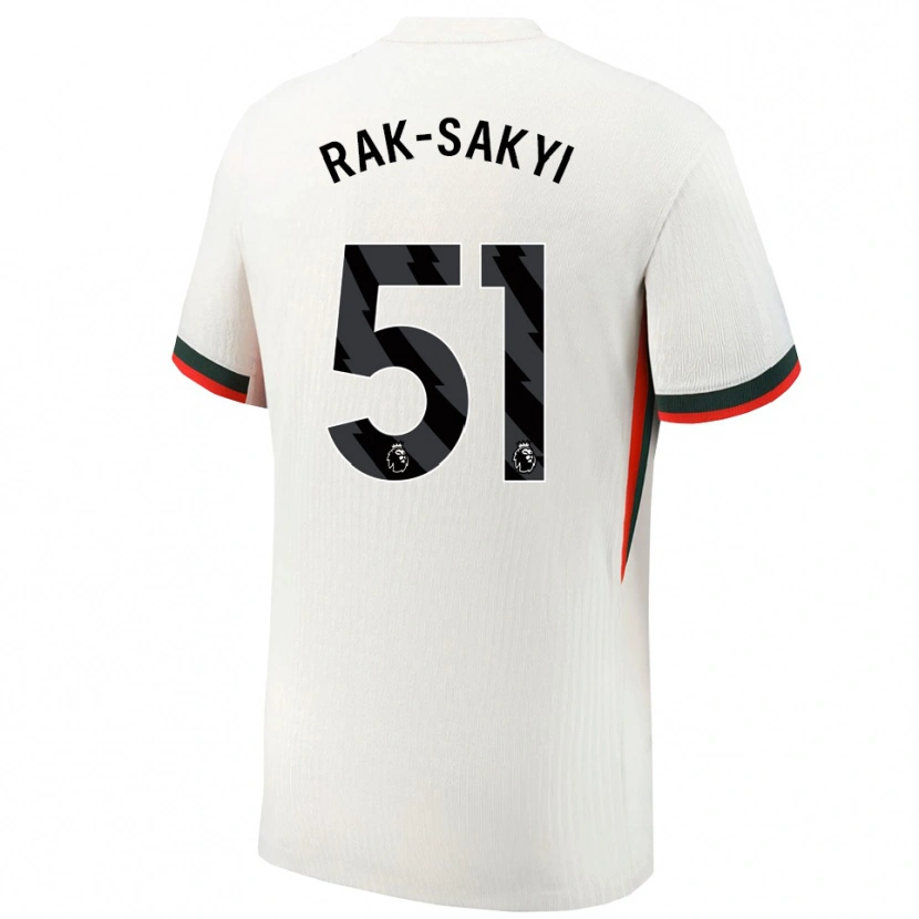 Danxen Niño Camiseta Sam Rak-Sakyi #51 Blanco Verde 2ª Equipación 2025/26 La Camisa México