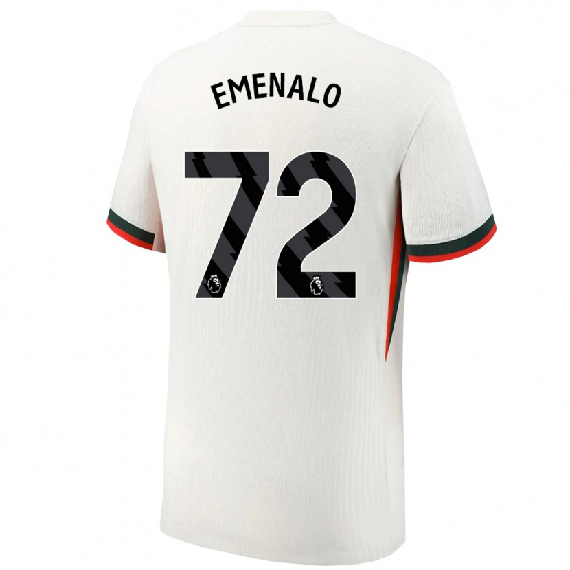 Danxen Niño Camiseta Landon Emenalo #72 Blanco Verde 2ª Equipación 2025/26 La Camisa México
