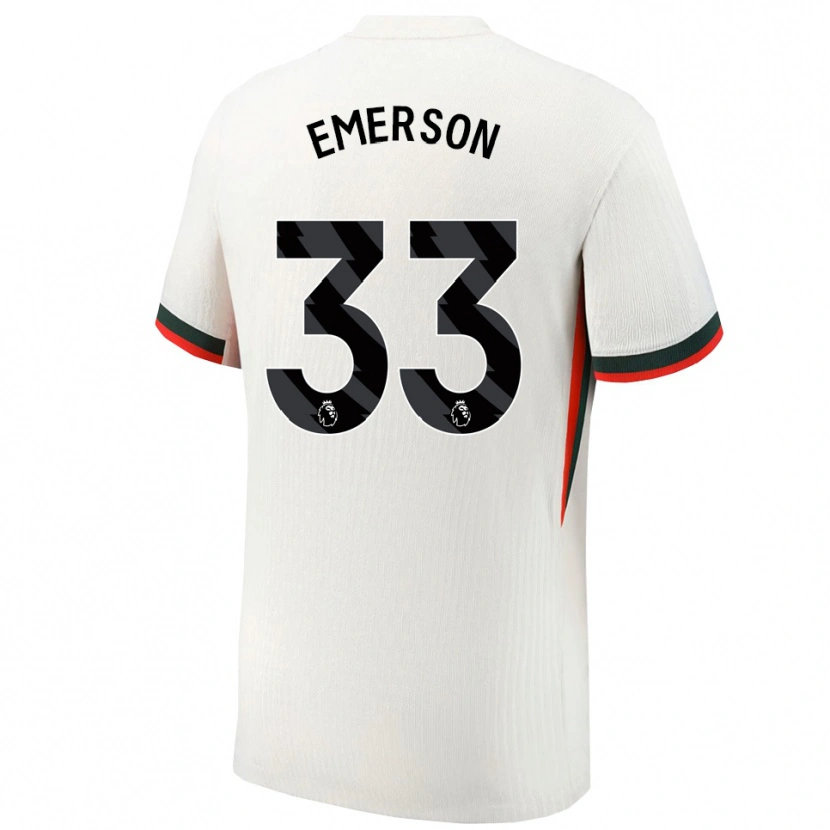 Danxen Niño Camiseta Emerson #33 Blanco Verde 2ª Equipación 2025/26 La Camisa México