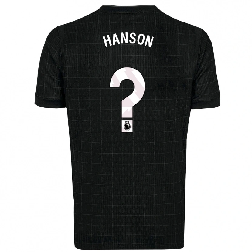 Danxen Niño Camiseta Cayon Hanson #0 Negro Gris 2ª Equipación 2025/26 La Camisa México