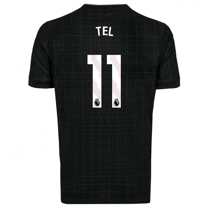 Danxen Niño Camiseta Mathys Tel #11 Negro Gris 2ª Equipación 2025/26 La Camisa México