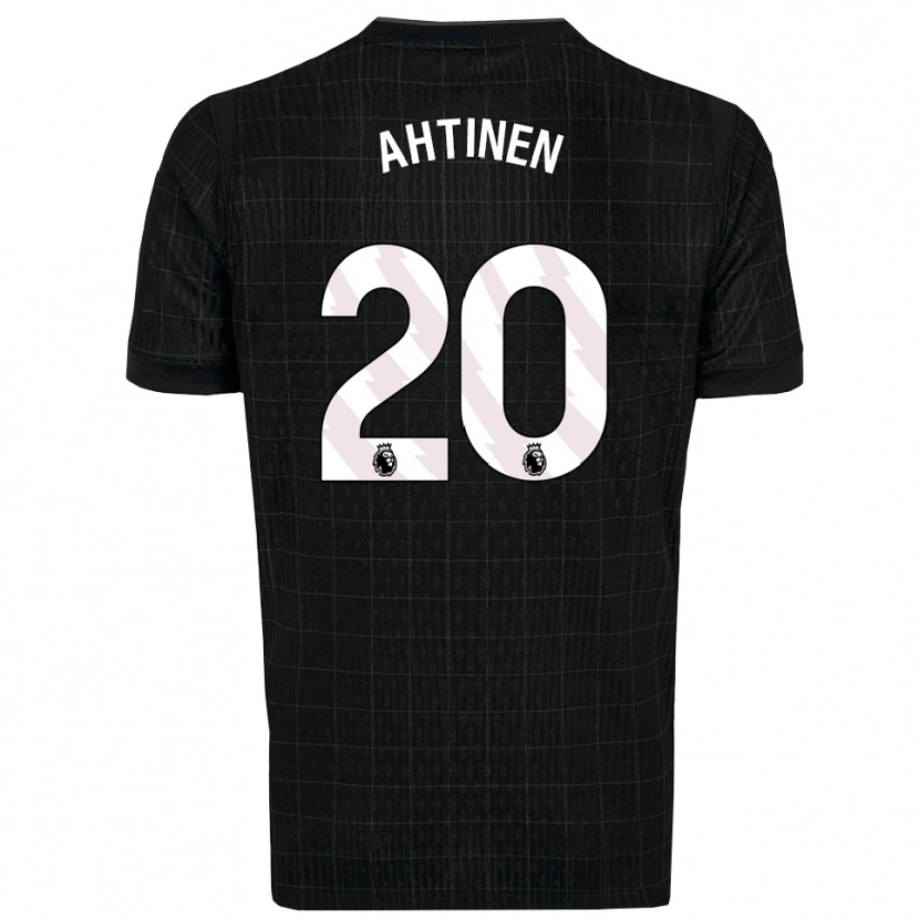 Danxen Niño Camiseta Olga Ahtinen #20 Negro Gris 2ª Equipación 2025/26 La Camisa México