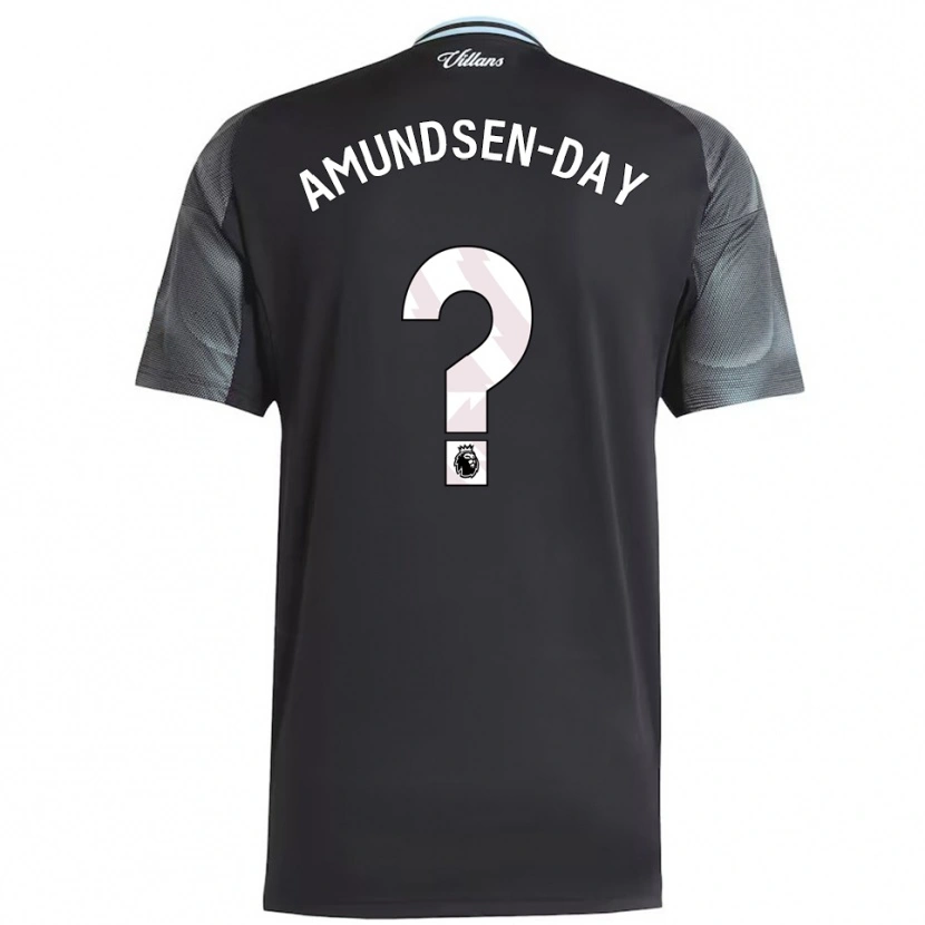 Danxen Niño Camiseta Ethan Amundsen-Day #0 Negro Celeste 2ª Equipación 2025/26 La Camisa México