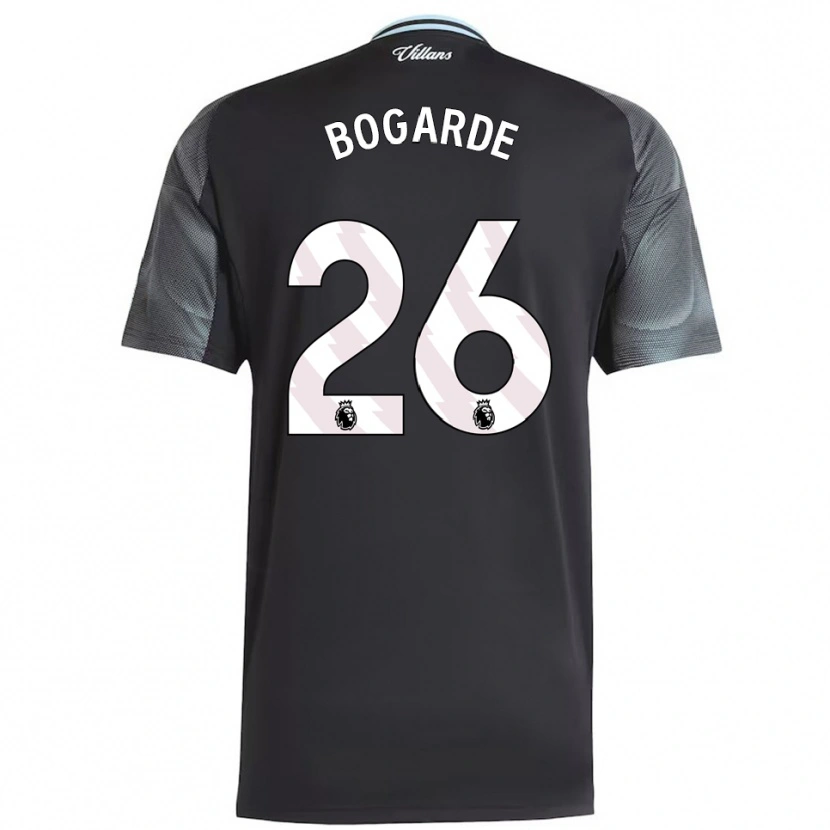 Danxen Niño Camiseta Lamare Bogarde #26 Negro Celeste 2ª Equipación 2025/26 La Camisa México
