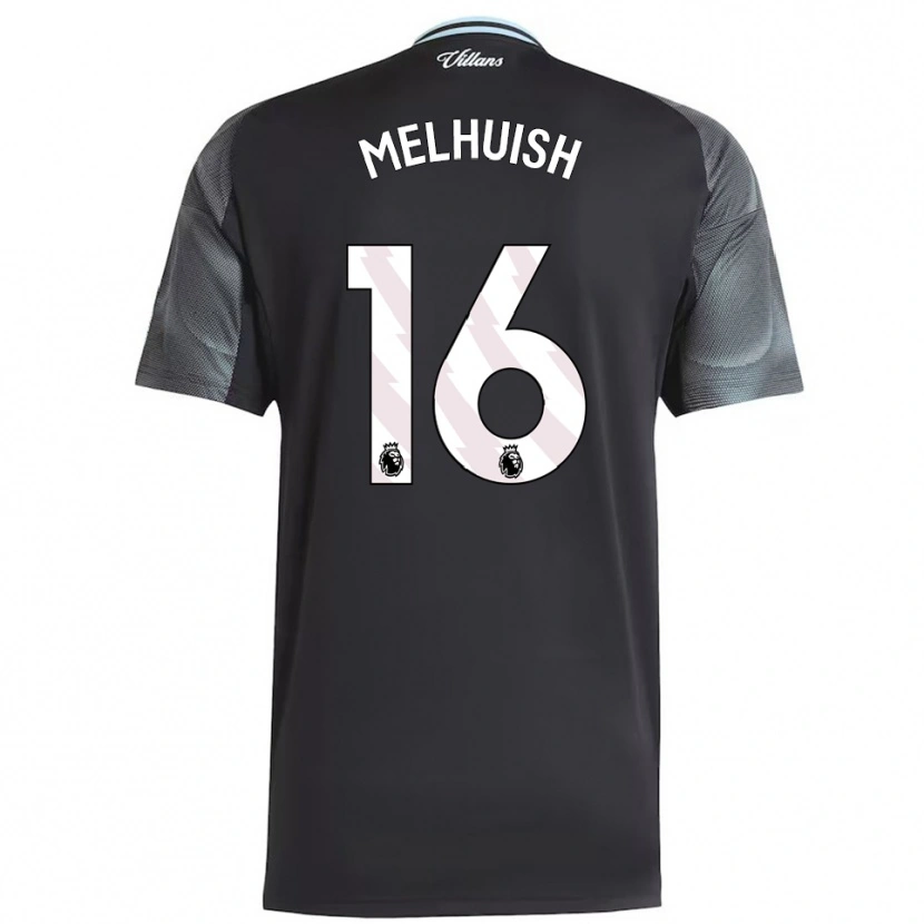 Danxen Niño Camiseta Lennon Melhuish #16 Negro Celeste 2ª Equipación 2025/26 La Camisa México