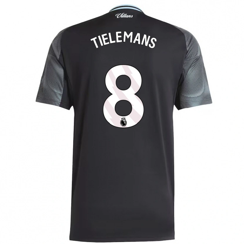 Danxen Niño Camiseta Youri Tielemans #8 Negro Celeste 2ª Equipación 2025/26 La Camisa México