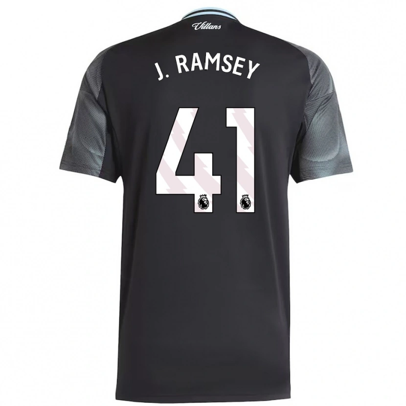Danxen Niño Camiseta Jacob Ramsey #41 Negro Celeste 2ª Equipación 2025/26 La Camisa México