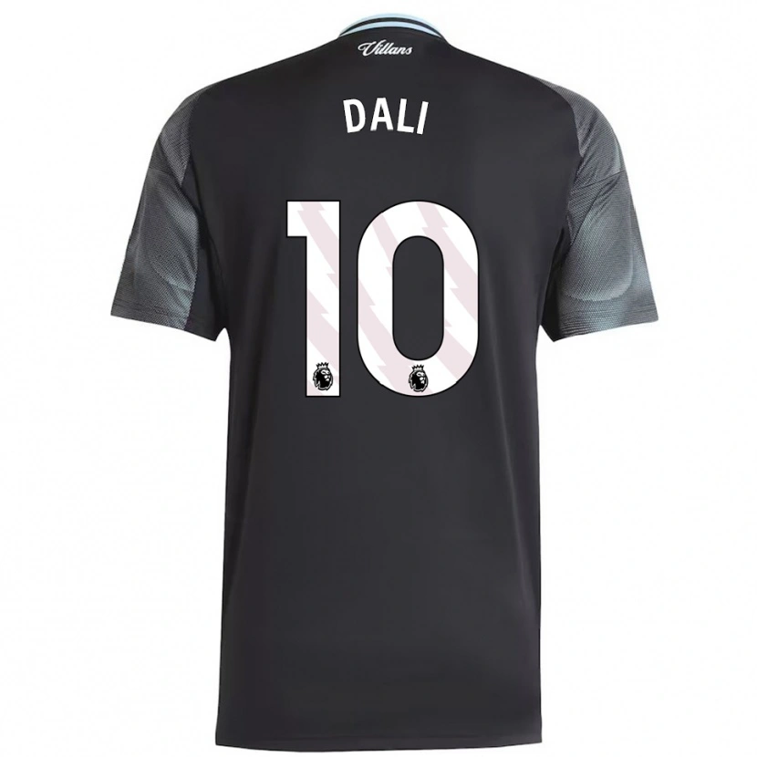 Danxen Niño Camiseta Kenza Dali #10 Negro Celeste 2ª Equipación 2025/26 La Camisa México