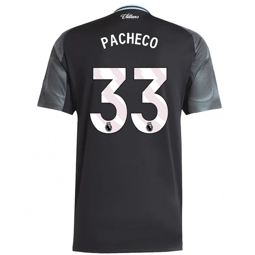 Danxen Niño Camiseta Maz Pacheco #33 Negro Celeste 2ª Equipación 2025/26 La Camisa México