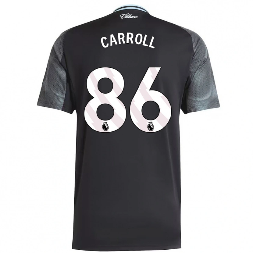 Danxen Niño Camiseta Tj Carroll #86 Negro Celeste 2ª Equipación 2025/26 La Camisa México