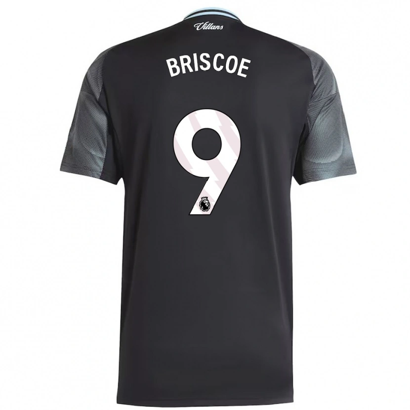 Danxen Niño Camiseta Elijah Briscoe #9 Negro Celeste 2ª Equipación 2025/26 La Camisa México