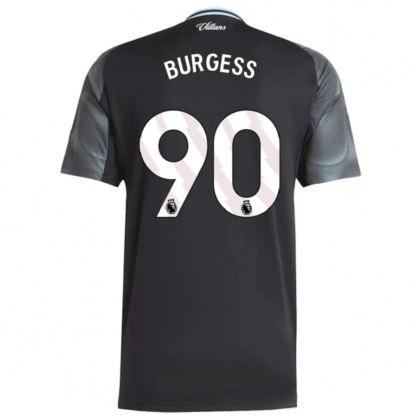 Danxen Niño Camiseta Woody Burgess #90 Negro Celeste 2ª Equipación 2025/26 La Camisa México