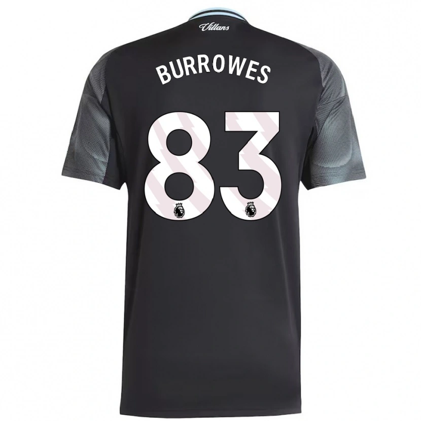 Danxen Niño Camiseta Bradley Burrowes #83 Negro Celeste 2ª Equipación 2025/26 La Camisa México