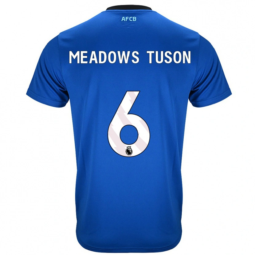 Danxen Niño Camiseta Freya Meadows Tuson #6 Azul Negro 2ª Equipación 2025/26 La Camisa México