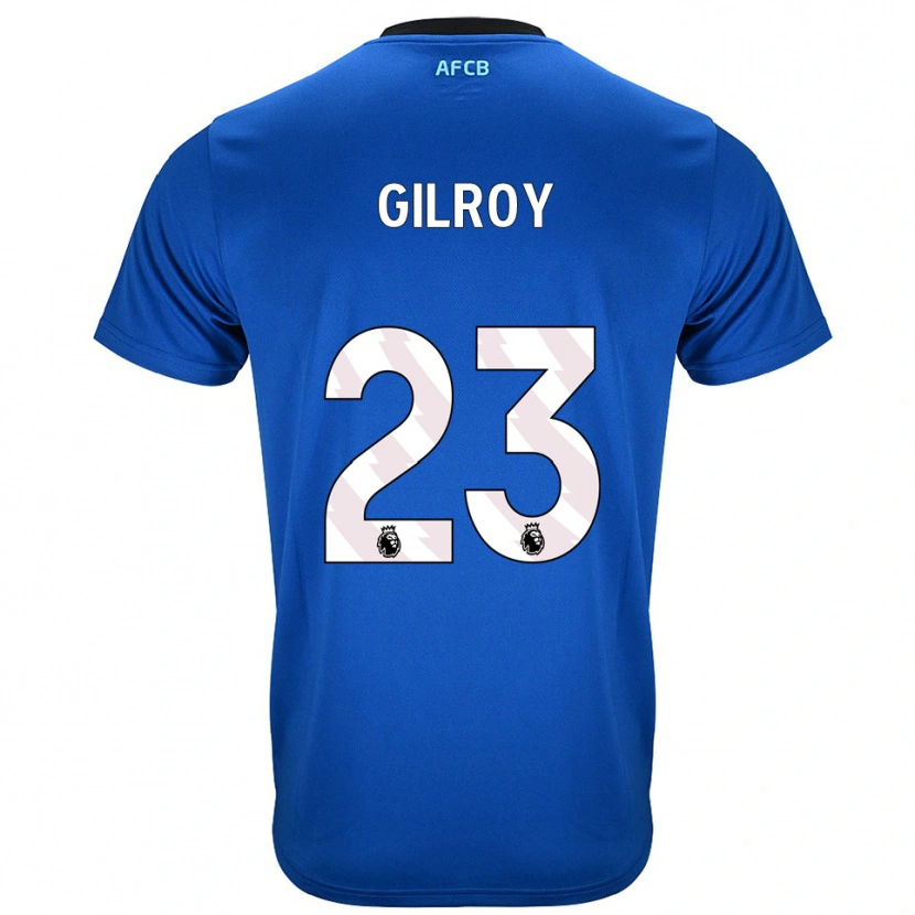 Danxen Niño Camiseta Chloe Gilroy #23 Azul Negro 2ª Equipación 2025/26 La Camisa México