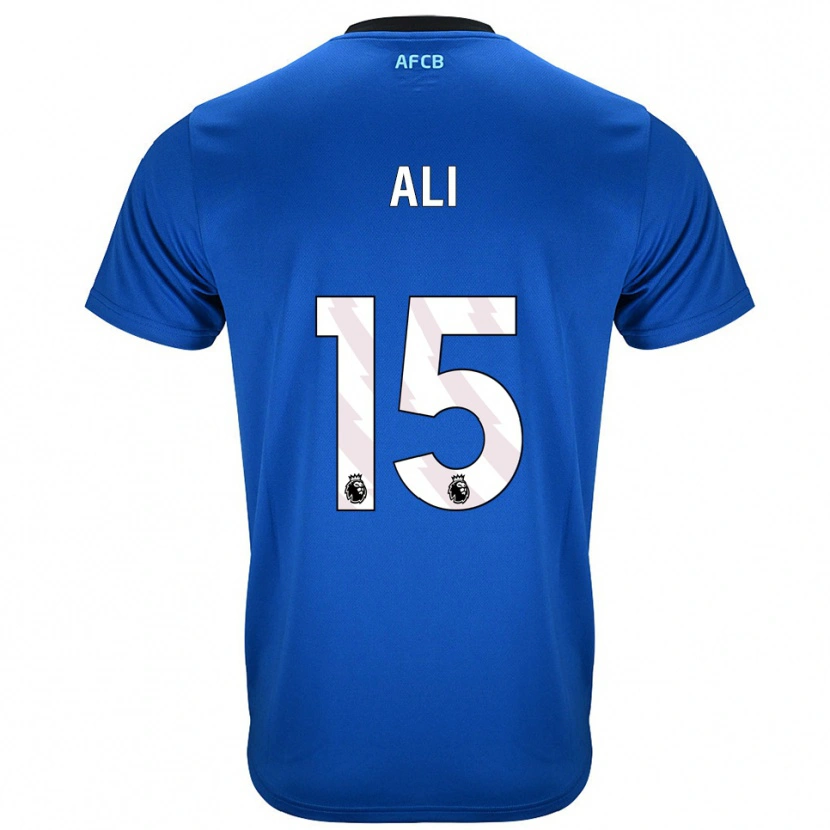 Danxen Niño Camiseta Ameer Ali #15 Azul Negro 2ª Equipación 2025/26 La Camisa México