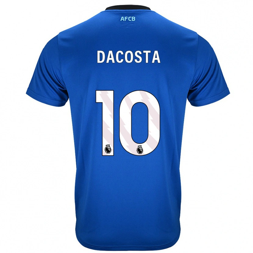 Danxen Niño Camiseta Michael Dacosta #10 Azul Negro 2ª Equipación 2025/26 La Camisa México