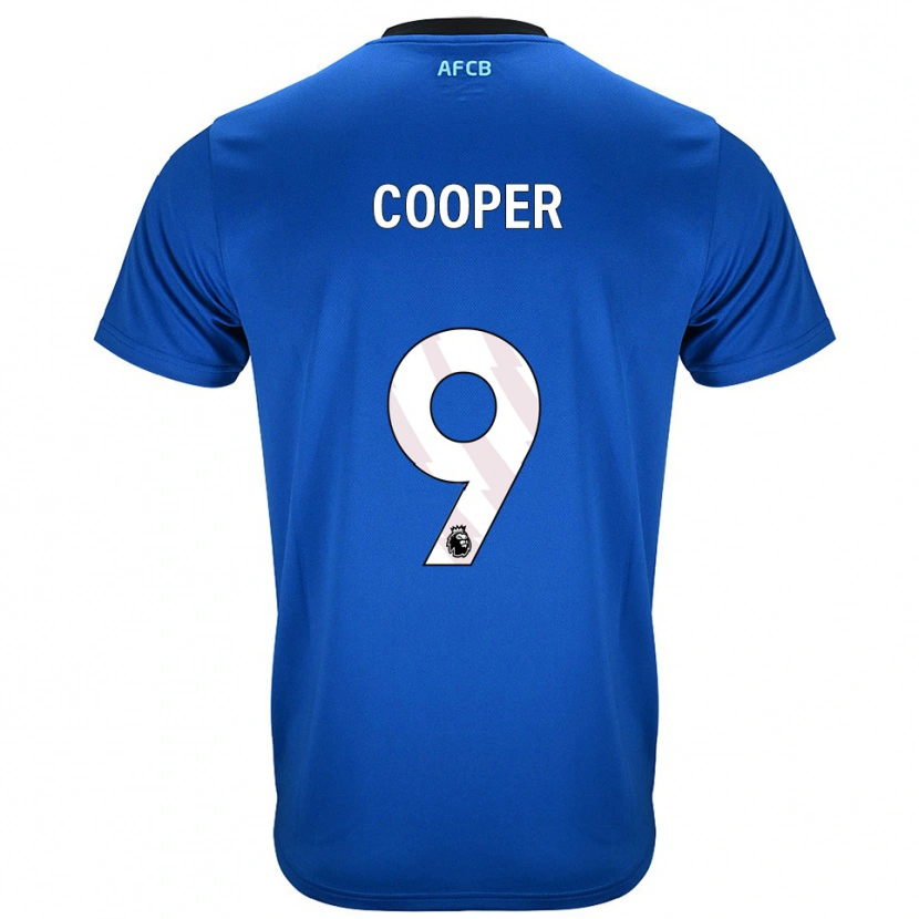 Danxen Niño Camiseta Lucy Cooper #9 Azul Negro 2ª Equipación 2025/26 La Camisa México