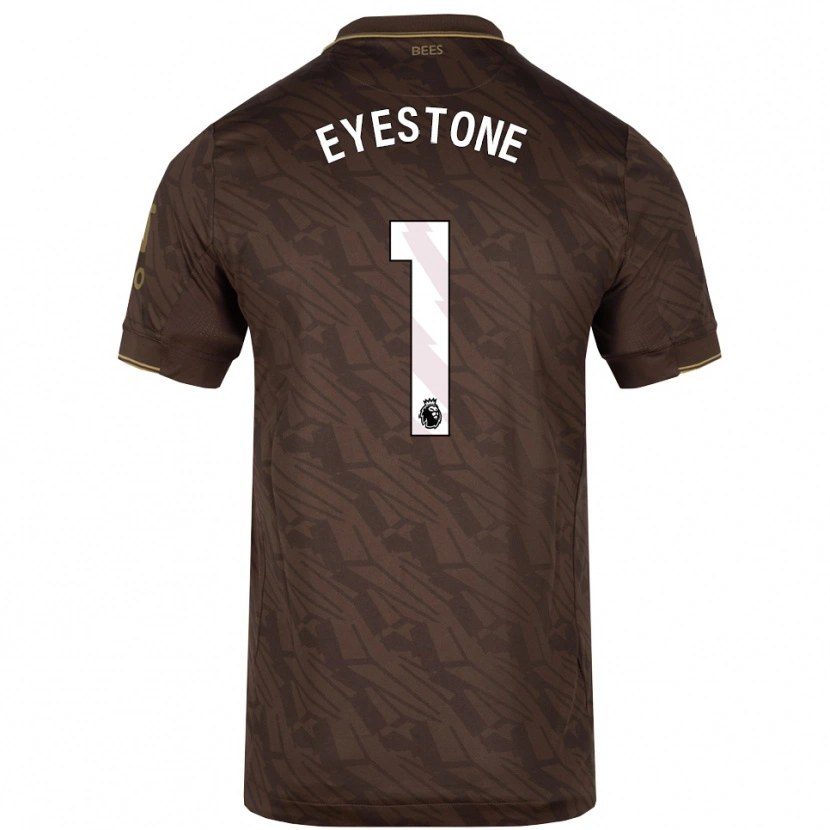Danxen Niño Camiseta Julian Eyestone #1 Marrón Oro 2ª Equipación 2025/26 La Camisa México