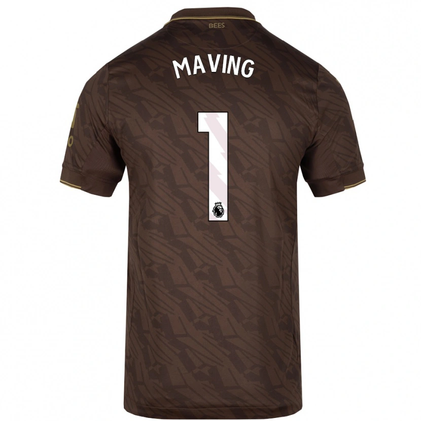Danxen Niño Camiseta Emily Maving #1 Marrón Oro 2ª Equipación 2025/26 La Camisa México
